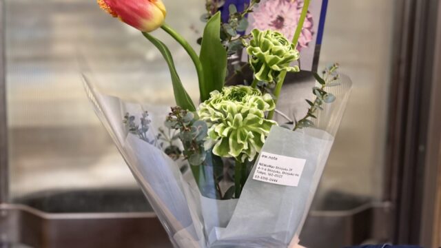 ew.note NEWoMan新宿 jAM新宿 お花屋さん フラワーショップ