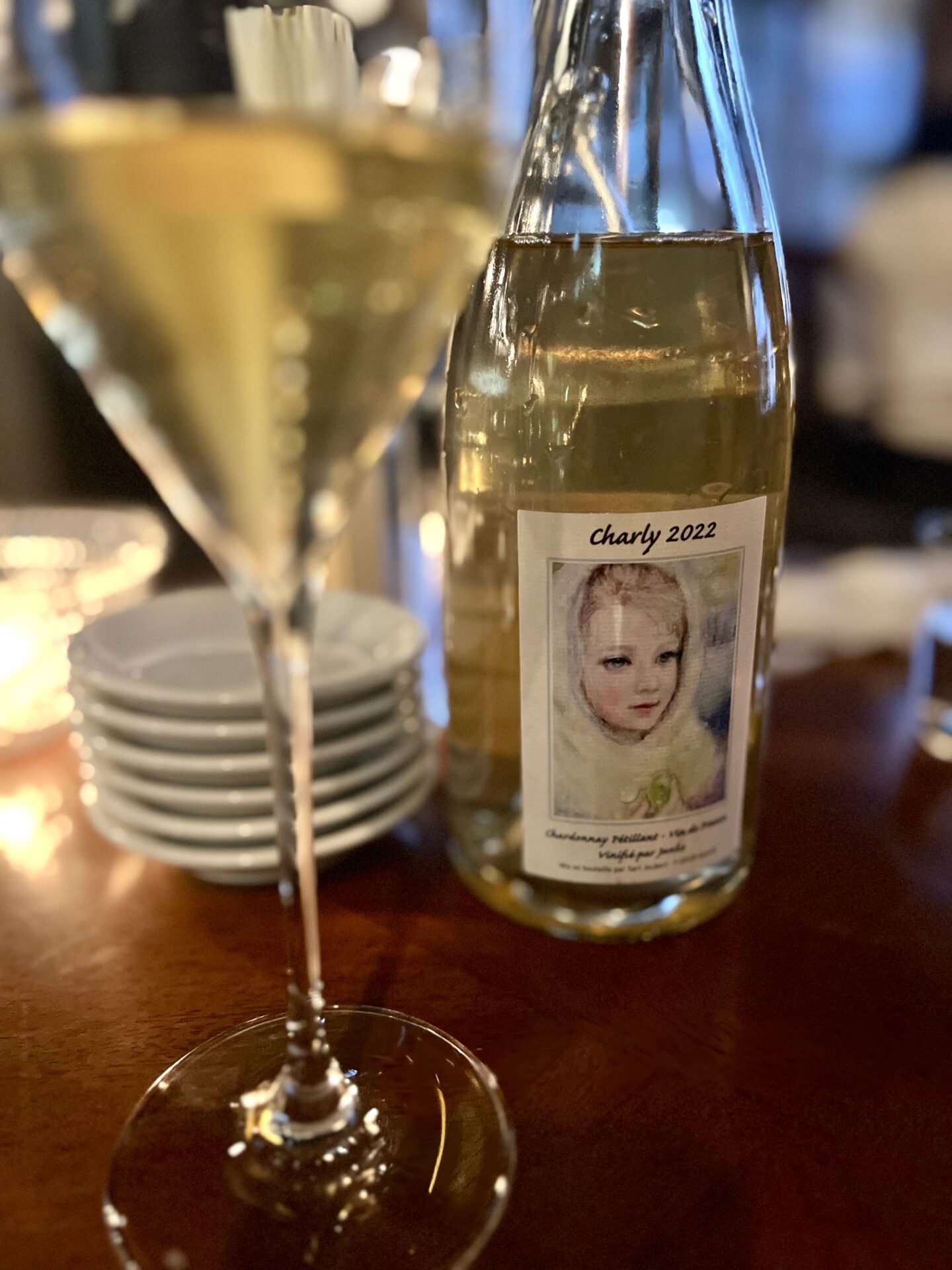 燕（en）で飲んだ Charly 2022 のラベル