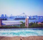 SPA然 TOKYOの景色とレインボーブリッジ